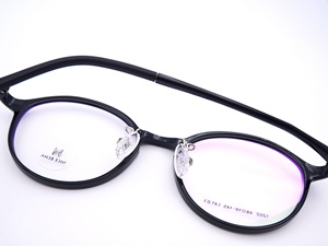 1202 NICE ECHA แว่นตาแฟชั่นสำหรับ<span class=keywords><strong>นักเรียน</strong></span>เวอร์ชั่นเกาหลี สายตาสั้น ยูนิเซ็กส์ พลาสติกเหล็ก น้ำหนักเบา แฟชั่น กรอบสีดำ แว่น<span class=keywords><strong>แต่งหน้า</strong></span> - Product Image 3