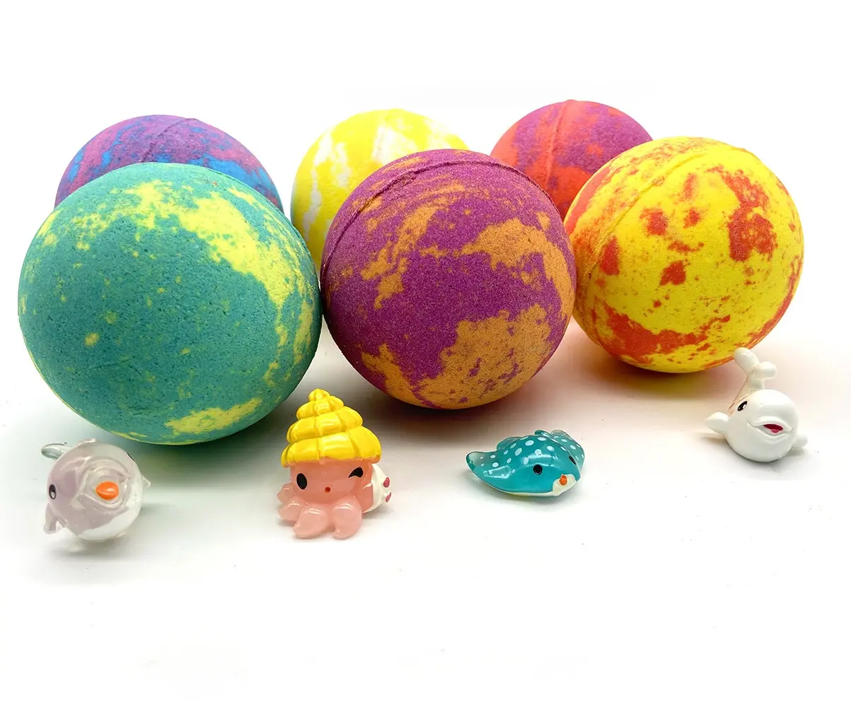 Muran – jouets pour bébés et enfants, joli et coloré, logo personnalisé, bombe de bain rose, petite marque privée, bain à bulles surprise, offre spéciale