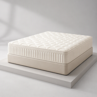 Matelas hybride à ressorts ensachés multi-tailles, matelas roulé sous vide