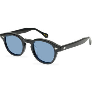 <span class=keywords><strong>Johnny</strong></span> <span class=keywords><strong>Depp</strong></span> estilo clásico gafas <span class=keywords><strong>de</strong></span> <span class=keywords><strong>sol</strong></span> hombres mujeres marca diseñador polarizado Vintage acetato hecho a mano un tamaño marco gafas - Product Image 3