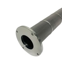 316L bahan sulfolane proses las cartridge filter oli hidrolik elemen penyaring
