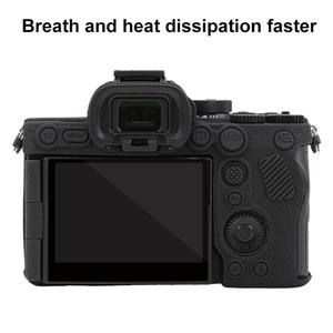 Vente chaude pour <span class=keywords><strong>Sony</strong></span> <span class=keywords><strong>Alpha</strong></span> 7 <span class=keywords><strong>V</strong></span> / ILCE-7M5 Étui de protection en silicone souple à texture de litchi - Product Image 6