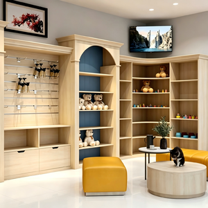 Muebles Personalizados para Tiendas de Mascotas y Accesorios de Exhibición con LED |   Mostradores de Madera para Comercios y Solución de Diseño Interior para Tiendas de Mascotas - Product Image 1