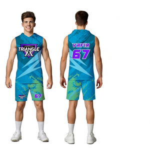 Vafir Football Uniform 7v7 <b>Games</b> Sublimated Compression Adult Uniforms 2024-2025 Custom Logo Breathable Printed Sleeveless Quick - Product Image 1