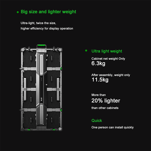 Écran vidéo extérieur numérique P2.9 de 6,56 pieds x 9,84 pieds, 141 pouces, pour les matchs de football allemands, magasin spécialisé, boutique spécialisée - Product Image 6