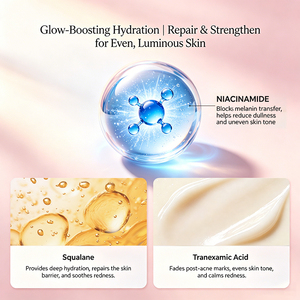 Brightening Moisturizing Facial Cream Hydrating Niacinamide <b>Face</b> Cream for Glowing Skin OEM Private Label Skincare - Product Image 4