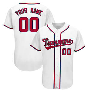 Camisetas de béisbol de marca de alta calidad para 2025 bordado personalizado para todos los equipos - Product Image 3