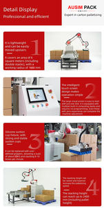 Robot Apilador Automático para Cajas Pesadas, Máquina Paletizadora para Envasado de Alimentos y Bebidas, PLC Industrial Colaborativo - Product Image 6