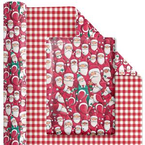 Santa Pattern Christmas Wrapping <b>Paper</b> <b>Roll</b> Custom Holiday Packing <b>Paper</b> 80gsm Coated <b>Paper</b> Gift Decoration Packaging <b>Paper</b> - Product Image 5