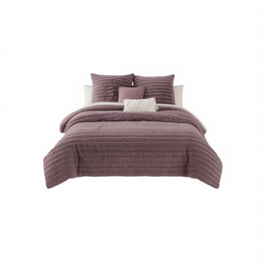 Palena Vianney <b>Bedding</b> Set 1.8m <b>Faux</b> <b>Fur</b> Knitted Durable All Season Home Use - Product Image 1