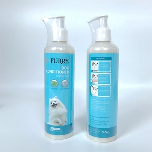 Logo personnalisé chien <span class=keywords><strong>chat</strong></span> toilettage shampooing et après-shampooing marque privée produit en plastique écologique de luxe - Product Image 2