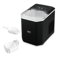Machine à glaçons automatique RAF pour comptoir, glaçons pilés et à croquer, production efficace de 26 lb/24h, portable avec pelle