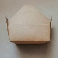 Caja de papel para llevar impermeable y a prueba de grasa, logotipo personalizado con impresión de revestimiento UV de laminación mate en relieve
