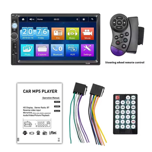 DIBOEV 7 pulgadas IPS Full HD 1920*1080 Monitor de coche Mini TV y pantalla de ordenador Pantalla a color Altavoz VGA BNC RCA - Product Image 1