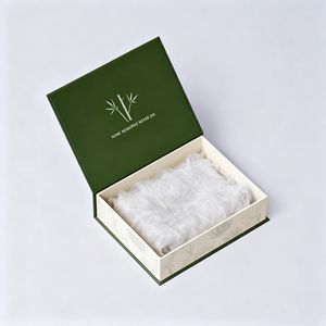 Подарочная коробка из переработанных материалов с тиснением, с губчатой подкладкой, роскошная жесткая бумажная упаковка для свадебных альбомов и памятных вещей - Product Image 4