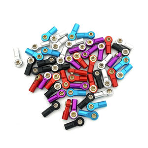 10 шт., металлический шаровой шарнир из м3 19 мм, алюминиевый соединительный стержень для 1/10 радиоуправляемого автомобиля, гусеничный осевой SCX10 D90 D110 Tamiya CC01, гоночный - Product Image 5