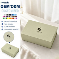 Boîte cadeau magnétique pliable vert clair personnalisée, boîte d'emballage en papier rigide mat pour perruque de cheveux humains, lot de cheveux avec logo personnalisé