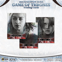 Kakawow AURA Jeu de cartes à collectionner officiel Game of Thrones, ensemble de cartes à échanger sous licence, nouveau