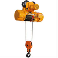 Palans électriques à câble de 3 à 10 tonnes équipés d'un moteur, hauteur de levage maximale de 30 m, idéal pour les travaux de levage de matériaux en entrepôt