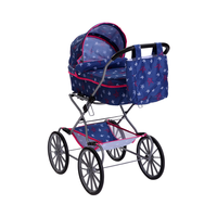 Poussette de poupée de luxe avec cadre métallique exquis, jouets de jeu, vente directe d'usine - Excellents accessoires pour poupées
