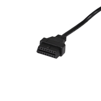 Conector de 8 pines a 16 pines hembra J1962 OBD2 personalizado OBDII, Cable OBD de 16 pines para diagnóstico de mantenimiento de camiones