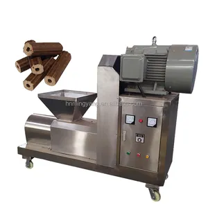 Wood Briquette Manufacturing Machine CE Approved Biomass Wood Briquette Extruder Making Machines For Making Briquettes