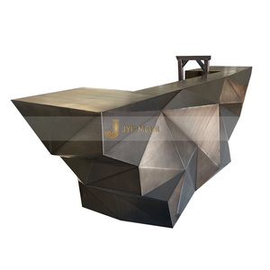 ANW310 Acero inoxidable Decoración personalizada Mesas de Bar Metal 304 Decoración DE ARTE Mostrador de servicio frontal - Product Image 4