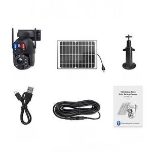 Caméra de sécurité solaire UBOX 6MP avec zoom optique 20X, 4G/WiFi, IP66, audio bidirectionnel, vision nocturne, PTZ, grand angle, cloud - Product Image 6