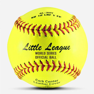ลูกซอฟต์บอล <span class=keywords><strong>7</strong></span> ออนซ์ Dudley 4L-311Y Fast Pitch, ลูกซอฟต์บอลสำหรับการแข่งขันอย่างเป็นทางการของลีกลีทีลล์ลีก, แกนคอร์กหุ้มด้วยหนัง, ขนาด .47 COR.375 น้ำหนัก ปอนด์ 1 ปอนด์ - Product Image 1