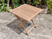 Lifepursue Table pliante en teck birman massif pour bateaux, camping, caravanes meubles de jardin de patio extérieur