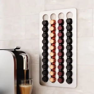 K-Cup Holder Support <span class=keywords><strong>mural</strong></span> pour dosettes de café Expresso Coffee <span class=keywords><strong>Capsule</strong></span> Holder Storage for <span class=keywords><strong>Nespresso</strong></span> Pods - Product Image 1