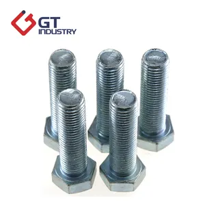 Chốt Cố Định Bán Chạy Nhất Các Nhà Sản Xuất M3-M72 Dacromet Màu Đen Mạ Kẽm HDG Bu Lông Đầu Lục Giác Có Vòng Đệm Và Đai Ốc - Product Image 1