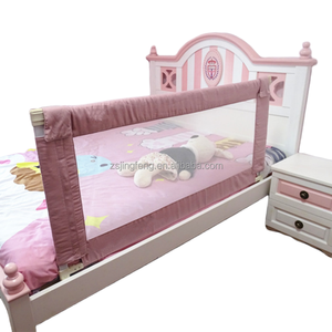 Barrière de lit bébé pliable en métal, installation facile, 3 positions réglables, barrière de sécurité pour enfant, clôture de lit pour enfant, barrière de lit bébé facile à installer - Product Image 4