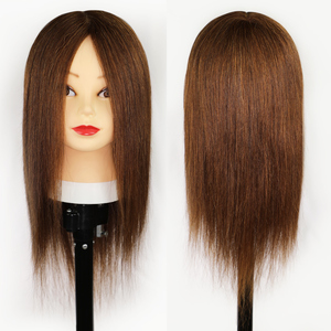 Perruque <span class=keywords><strong>de</strong></span> mannequin en cheveux humains, haut <span class=keywords><strong>de</strong></span> gamme, affichage noir, support <span class=keywords><strong>de</strong></span> cils afro-américains, trépied réaliste, vente en gros, 100% - Product Image 2
