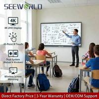 Интерактивная панель Google EDLA Certified с сенсорным экраном на 40 точек касания, 55, 65, 75, 86, 98, 110 дюймов, умная доска для школьного обучения