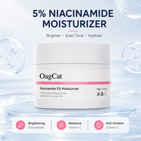 Crème hydratante pour le visage à la niacinamide 5% et aux céramides, hydratante, nourrissante, blanchissante, nettoyage en profondeur des pores pour les peaux ternes et décolorées