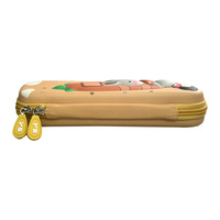 Vente en gros de nouvelle trousse à crayons 3D grande capacité mignon lapin carotte conception EVA coque dure boîte de rangement de papeterie personnalisée pour les étudiants