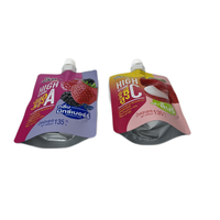 Herbruikbare Vloeibare Verpakking Sap Frisdrank Vruchtensap Stand-Up Tuit Zakje Sap Op Maat Bedrukt 100Ml 250Ml 350Ml 500Ml