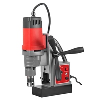 Perceuse magnétique à vitesse variable BAOJIE BJ-3800E, machine de perçage industrielle portable avec base magnétique robuste