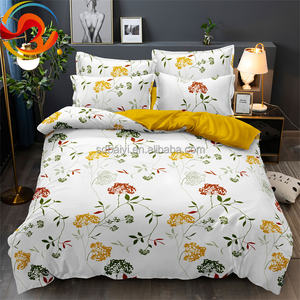 Juego de Ropa de Cama de Lujo de 3 Piezas, 100% Poliéster, Moderno, Ecológico, Duradero, para Todas las Temporadas, 1 Sábana Plana, 2 Fundas de Almohada, Diseños Brillantes - Product Image 3