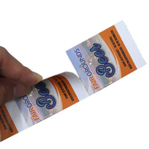 ที่กำหนดเองคูปองตั๋วคูปองบัตรตั๋วกระดาษที่มีการพิมพ์หมายเลขซีเรียล - Product Image 4