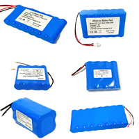 Pack de batteries lithium-ion 18650 2S 7.2V 7.4V 2200mAh 2500mAh 2600mAh 5000mAh 6000mAh 10000mAh 12000mAh 18000mAh 20000mAh