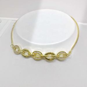 Pulsera de lujo apilable de plata de ley 925 personalizada, chapada en oro de 18k, para parejas, estilo hip hop, cadena de mano para mujer. - Product Image 1