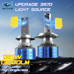 Nicebonjour High Power 130W 130000LM Auto LED Koplampen Autoverlichtingssysteem H1 H4 H7 LED Koplamp Lamp 9005 9006 - Product Image 3