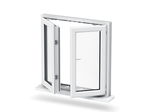 Pháp-phong cách đôi cửa sổ uPVC khuôn cửa sổ khu dân cư PVC Swing Glass nhà bếp Windows cho bên ngoài ứng dụng - Product Image 3
