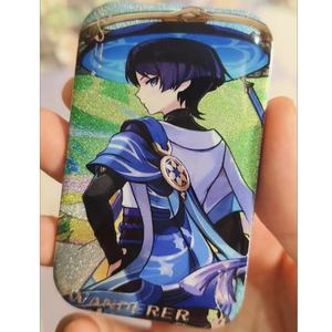 2025 Game Wanderer Kabukimono Balladee Pins Rectangle Breastpin Badge Jewelry Handbag Schoolbag <b>Hat</b> Accessories-F - Product Image 3