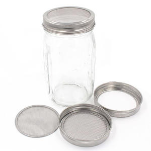 Caja <span class=keywords><strong>de</strong></span> seguridad personalizada 32oz 1000ml Kit <span class=keywords><strong>de</strong></span> tarro <span class=keywords><strong>de</strong></span> germinación <span class=keywords><strong>de</strong></span> semillas MasonJars con tapas <span class=keywords><strong>de</strong></span> <span class=keywords><strong>brotes</strong></span> <span class=keywords><strong>de</strong></span> acero inoxidable y estante plegable y Stray - Product Image 3