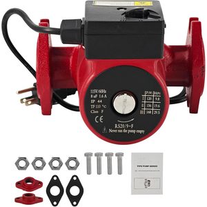 ปั๊มน้ำหมุนเวียน 115V 1/6HP 3 สปีด สำหรับหม้อต้มน้ำร้อน ระบบทำความร้อนแบบแผ่นรังสี ระบบทำความร้อนพลังงานแสงอาทิตย์ - Product Image 1