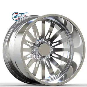 OEM Personality Polished Aluminum/Alloy 4x4 Single 22/24/26/28/30 Inch Forgiato Wheels