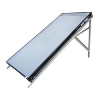 Système de chauffe-eau solaire pressurisé 100L - Usage domestique - Module collecteur solaire à plaque plate avec chauffage électrique - Économie d'énergie